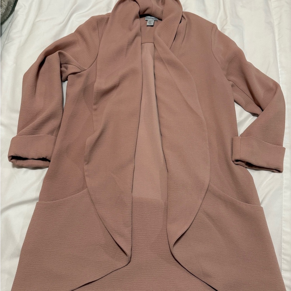 Paraphrase Women's Pink Open Front Cardigan